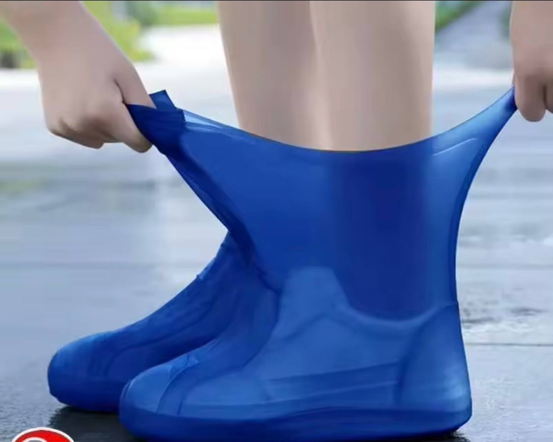 OLIMPIA_BODY™1 Pair of Waterproof Silicone Shoe Covers, Lip Resistant Rubber, Rain Gear, Accessories for Outdoor Rainy Days