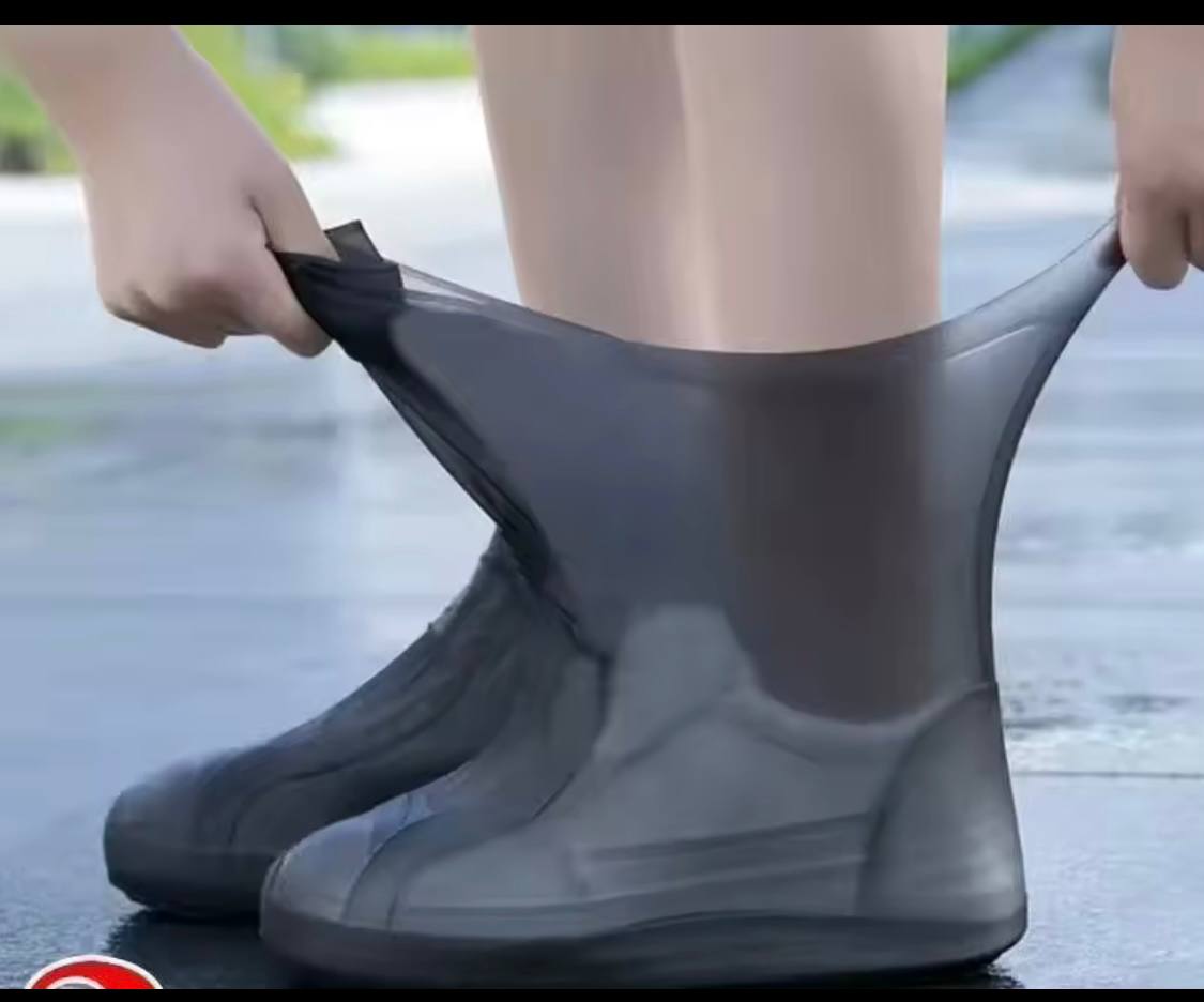 OLIMPIA_BODY™1 Pair of Waterproof Silicone Shoe Covers, Lip Resistant Rubber, Rain Gear, Accessories for Outdoor Rainy Days