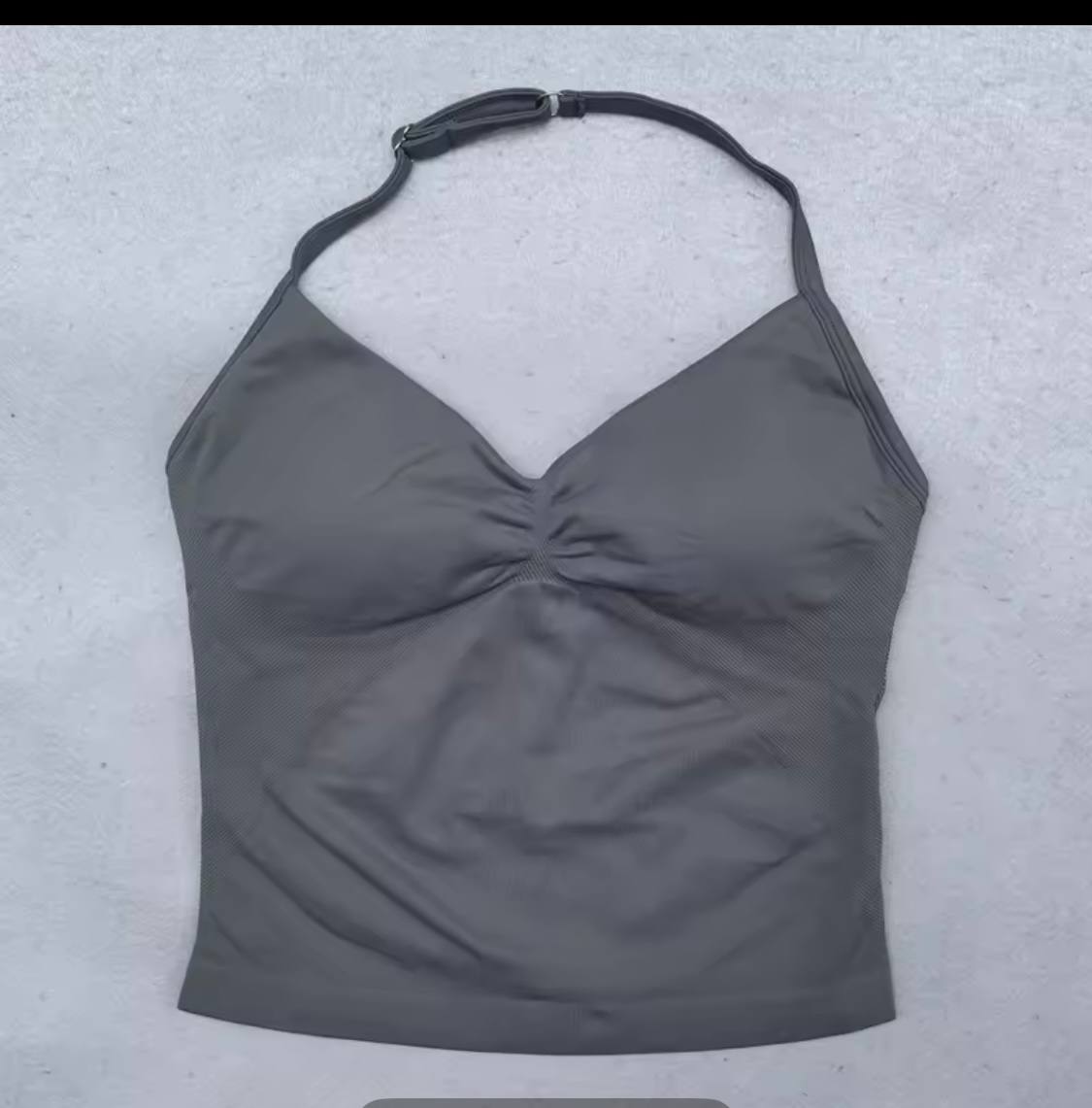 OLIMPIA_BODY™ New Seamless Yoga Set for Women, 2-Piece Padded Halter Tank Top
