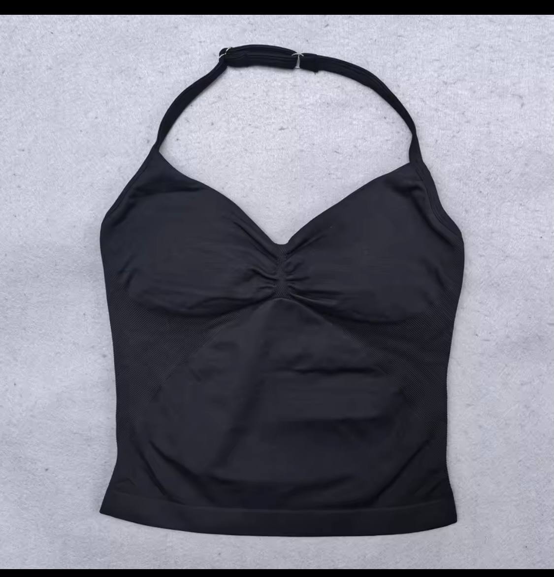 OLIMPIA_BODY™ New Seamless Yoga Set for Women, 2-Piece Padded Halter Tank Top