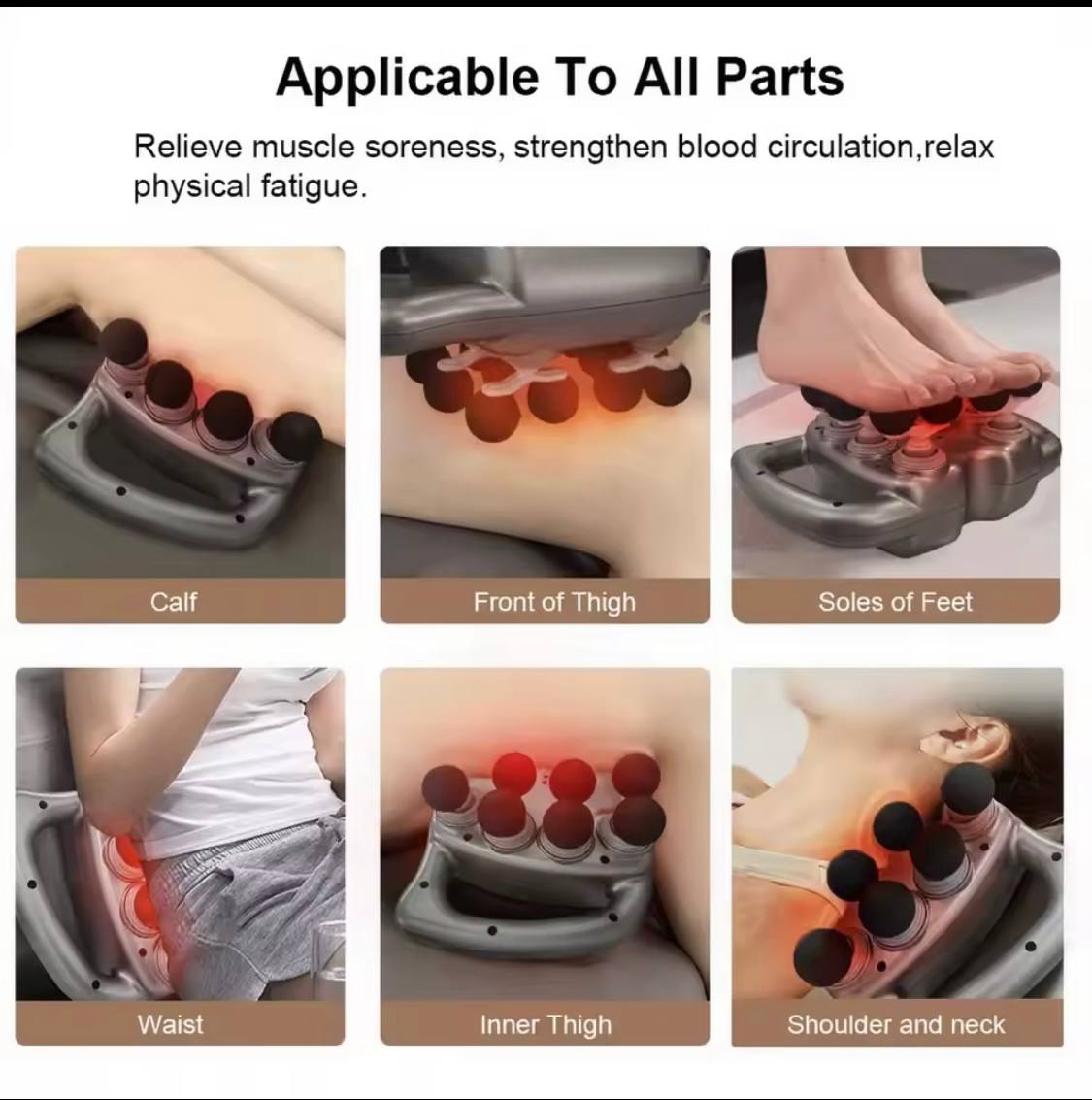 OLIMPIA_BODY™ Fascia Gun 16-Head Muscle Massage Gun, Professional Body, Leg, Back, Shoulder, Waist Fascia Gun with High-Frequency Vibration Massager