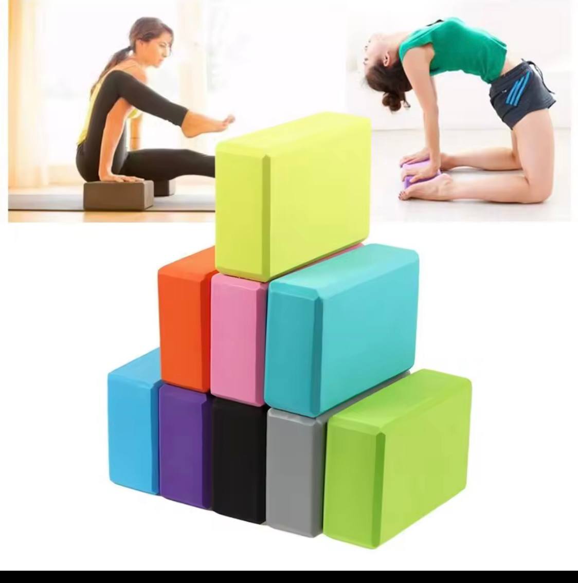 OLIMPIA_BODY™ EVA Yoga Block – Non-Slip Foam Brick for Stretching, Pilates & Fitness Training