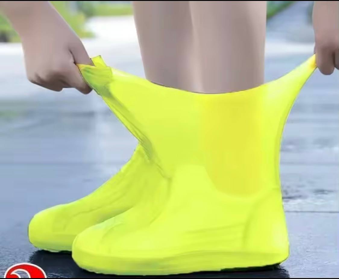 OLIMPIA_BODY™1 Pair of Waterproof Silicone Shoe Covers, Lip Resistant Rubber, Rain Gear, Accessories for Outdoor Rainy Days