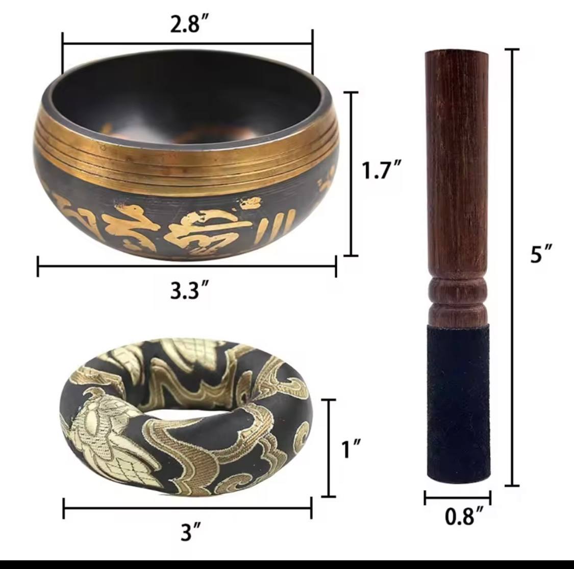 OLIMPIA_BODY™ Tibetan Singing Bowl – Relax, Meditate & Heal