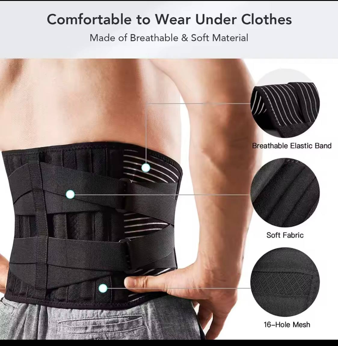 OLIMPIA_BODY™ Orthopedic Lumbar Belt – Double Pull Support