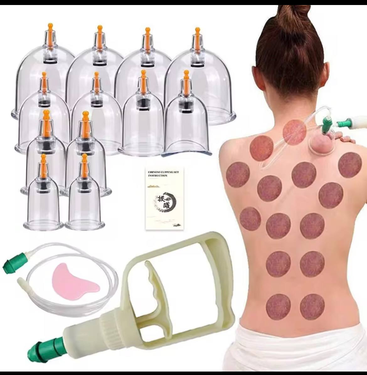 OLIMPIA_BODY™Tuhopeta 6/12/24 Pieces Suction Cups Massage Vacuum Cupping Body