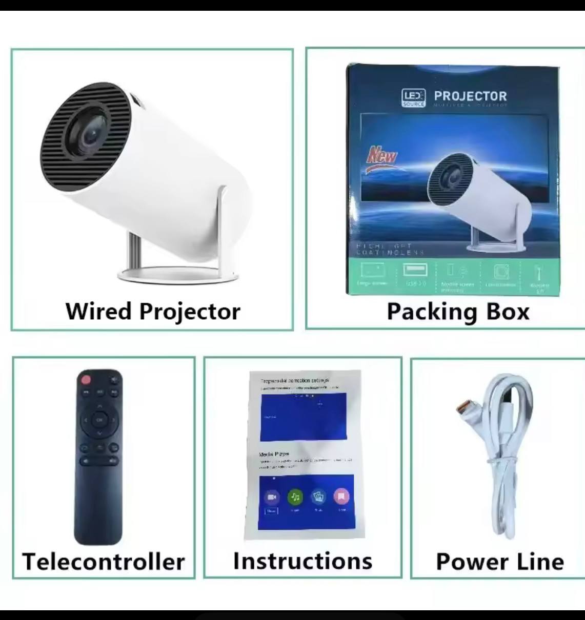 OLIMPIA_BODY™ Projector 270 Degree Rotation Technology